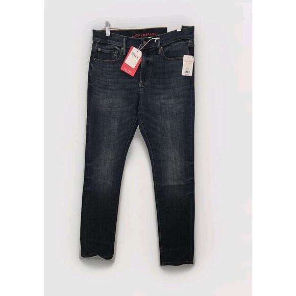 NWT Lucky Brand Men’s 410 Athletic Straight Fit Blue Jeans 29x32 $99 - Picture 1 of 8